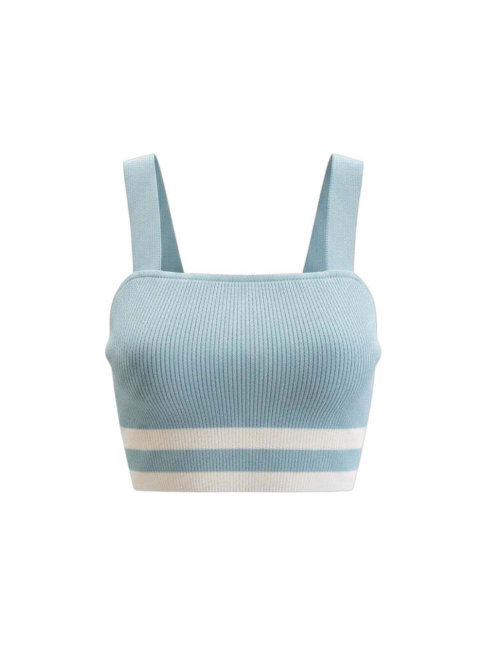 Edited Knit Blue & White Tank Top Size M New